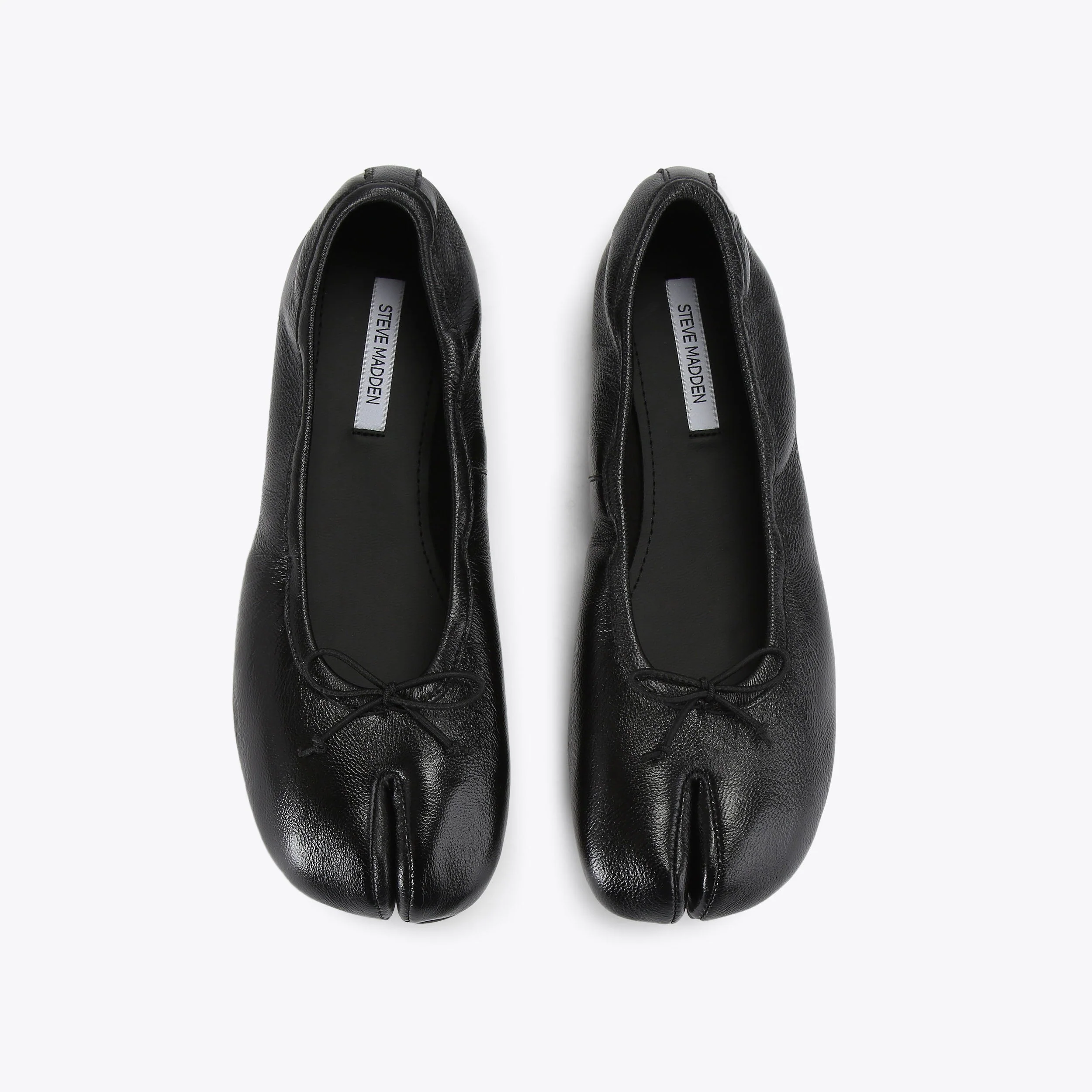 Carin Ballerina Nero Pelle - Image 2