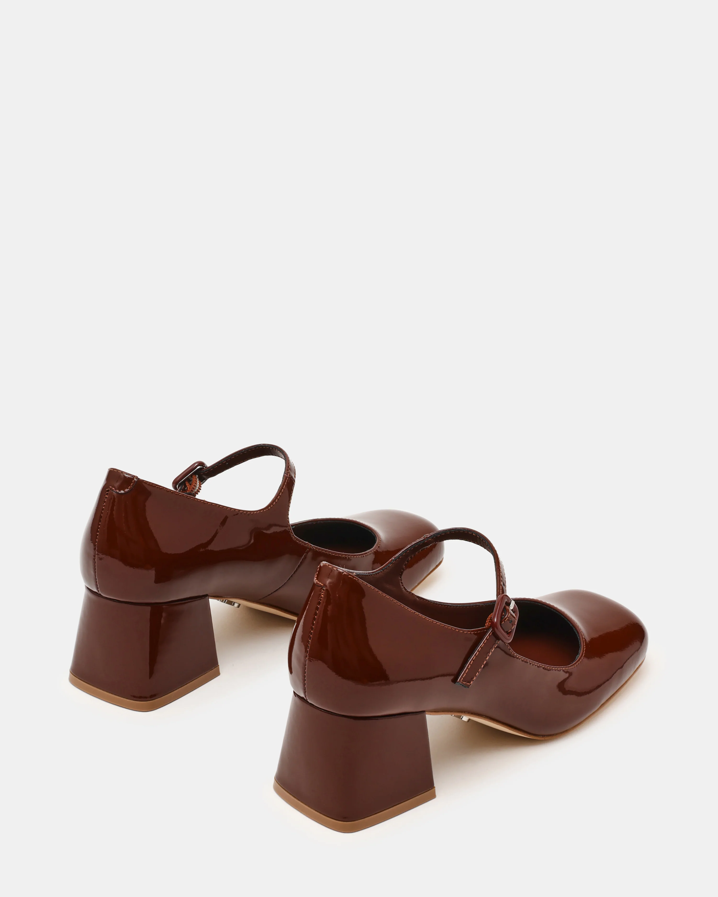 Darcey Mary Jane Cognac Vernice - Image 4