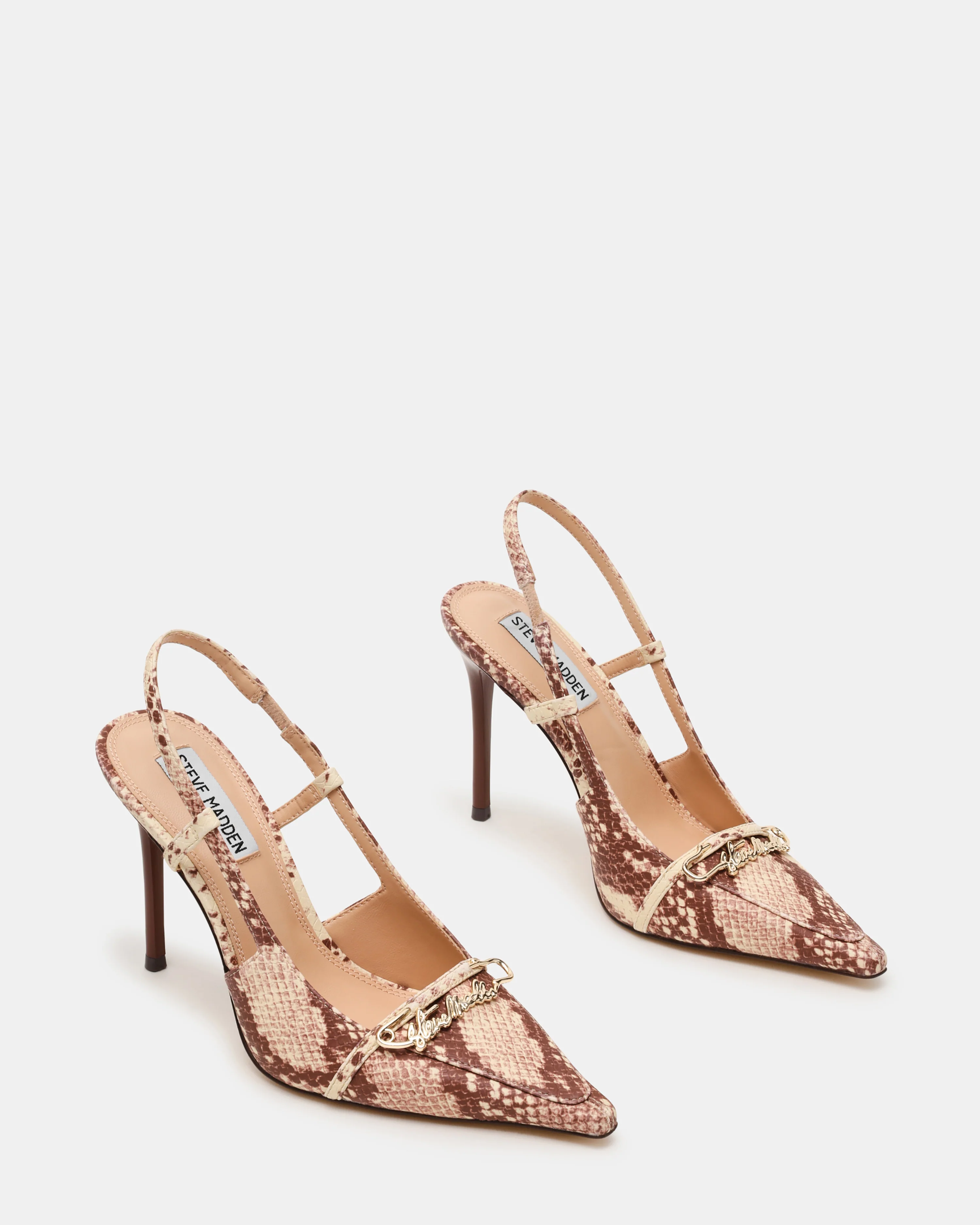Dossier Slinback Crema Marrone Snake - Image 6
