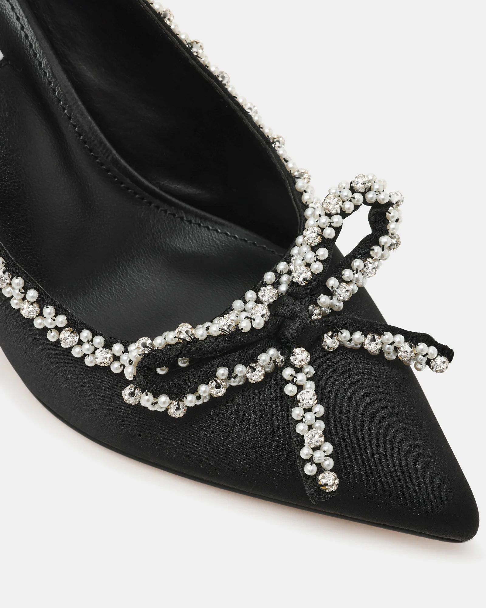 Florissa Slingback Nero Satin - Image 3