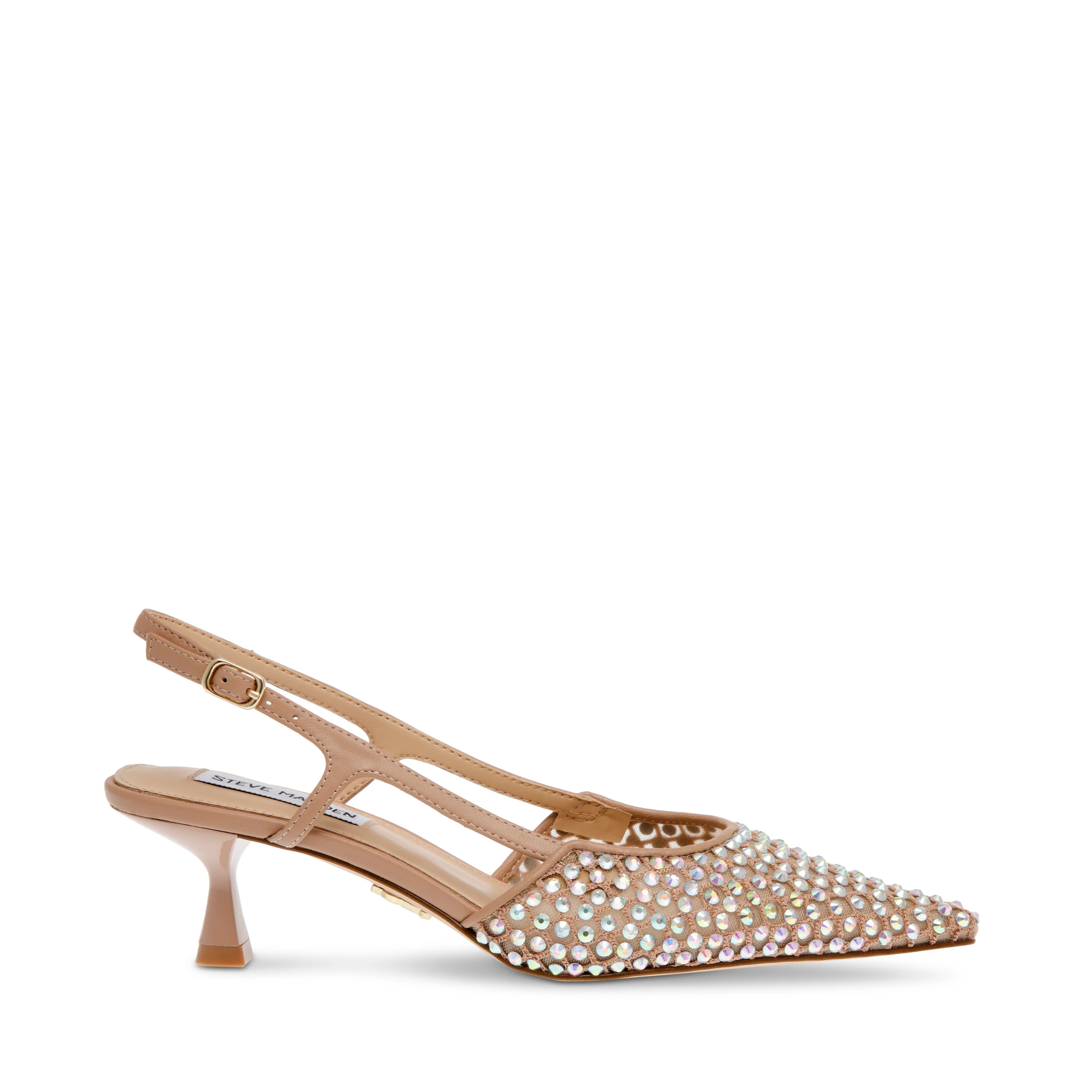 Legaci-mr Décolleté Clear Rhinestone Mesh