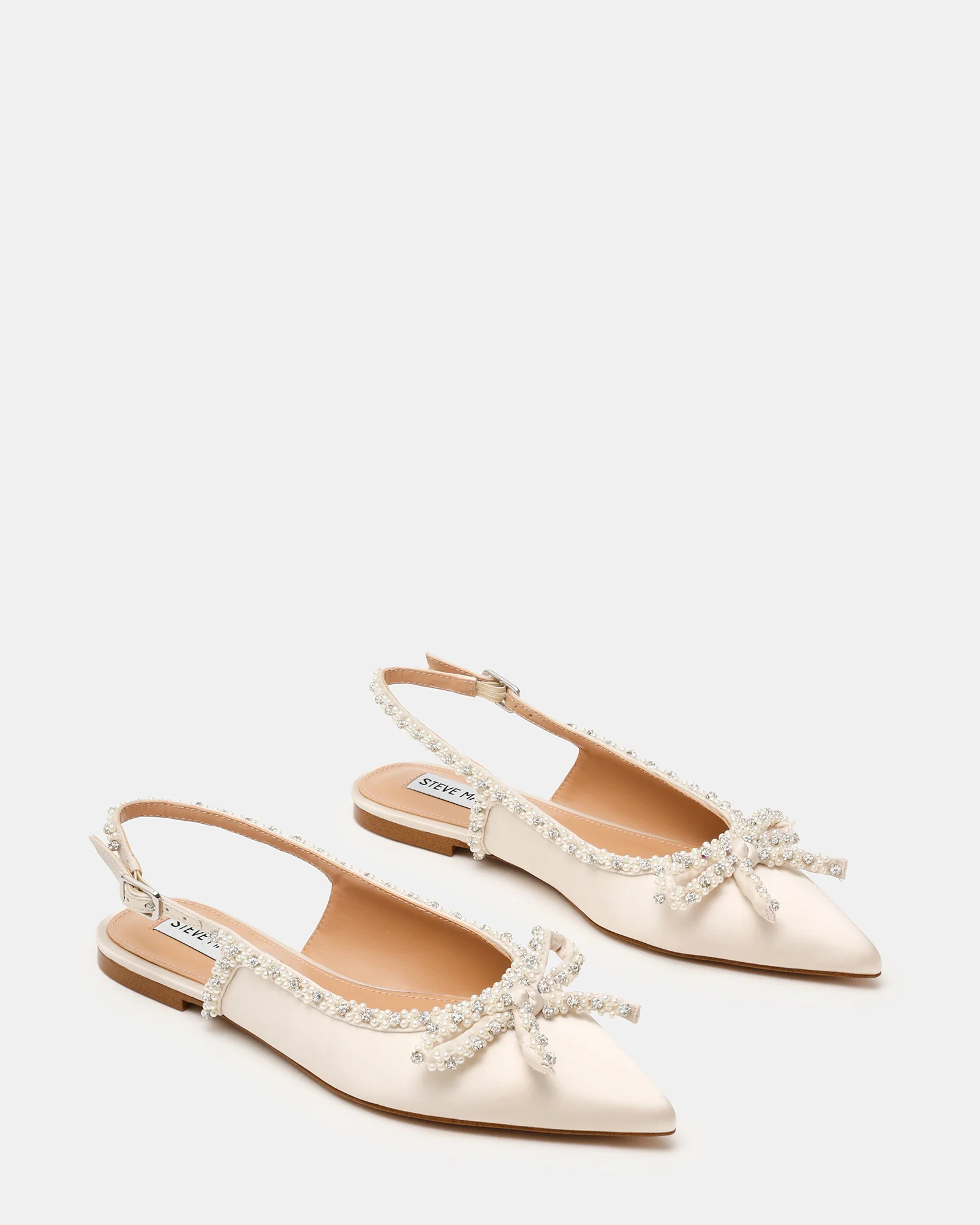 Solange Ballerina Avorio Satin - Image 2