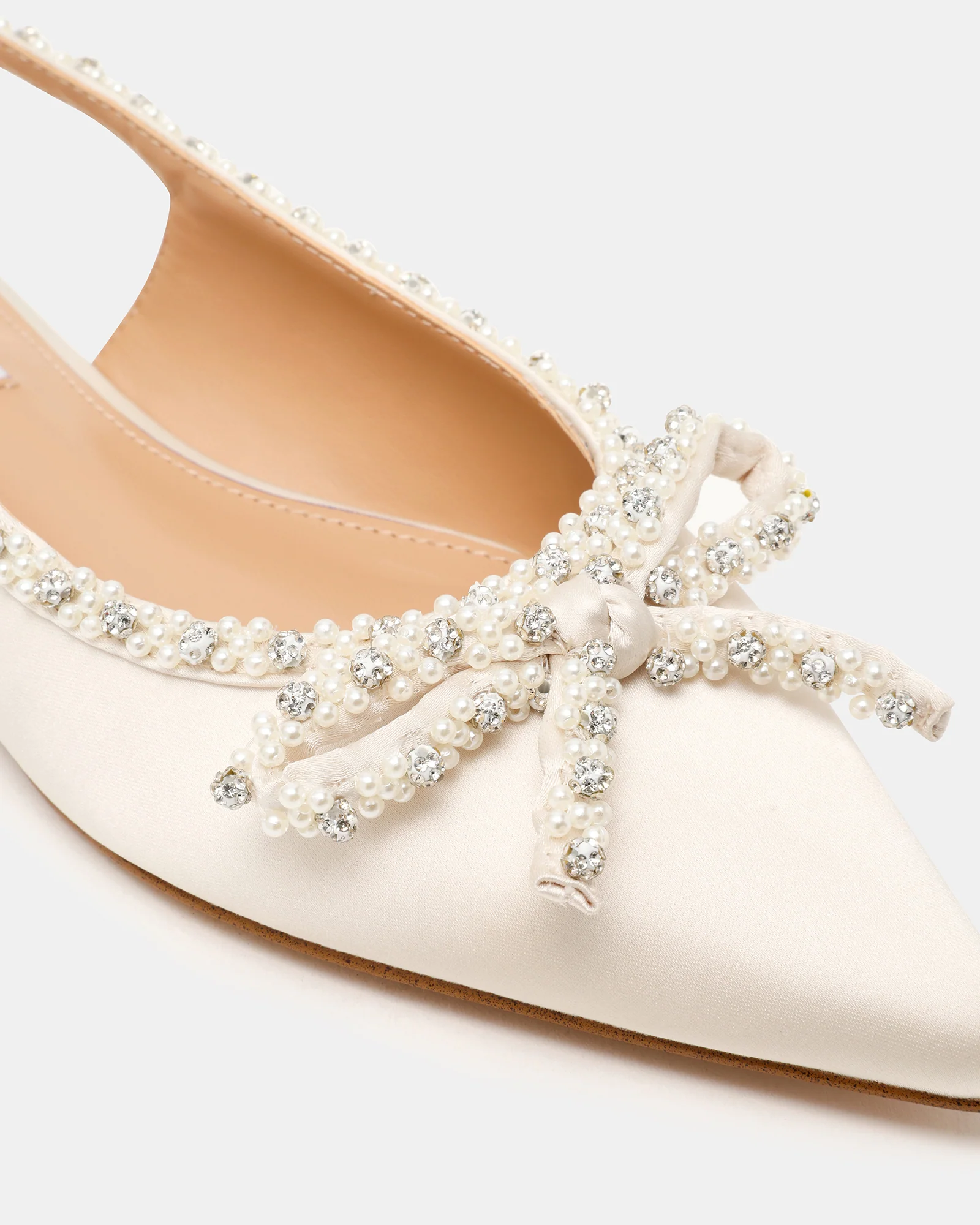 Solange Ballerina Avorio Satin - Image 3