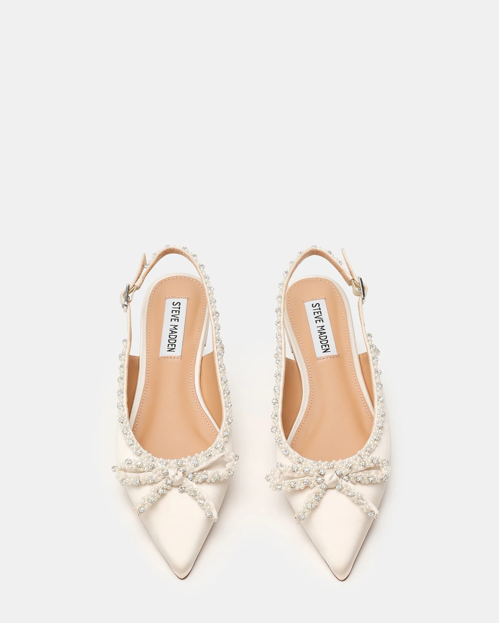 Solange Ballerina Avorio Satin - Image 4