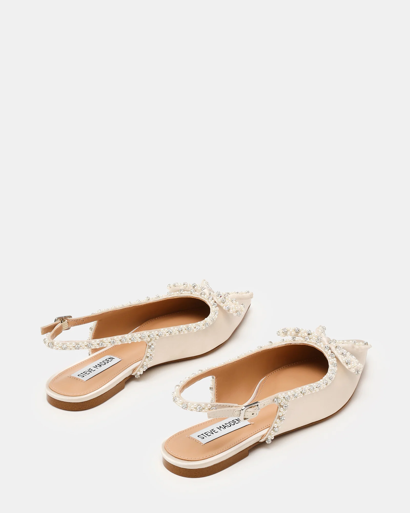 Solange Ballerina Avorio Satin - Image 5
