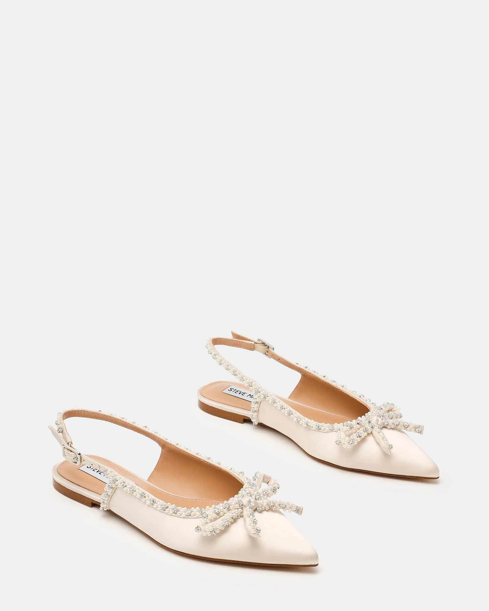 Solange Ballerina Avorio Satin - Image 6